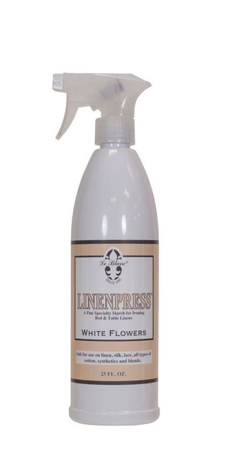 Le Blanc White Flowers Linen Press - 25 Oz.