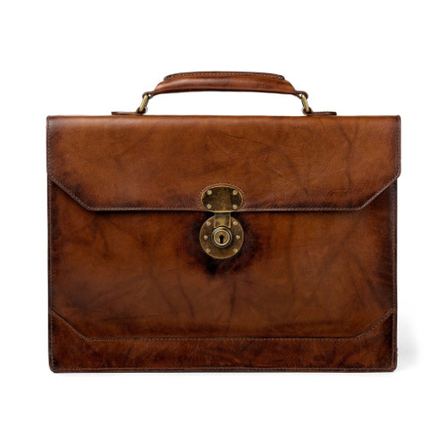 Mission Mercantile Benjamin Briefcase Hickory