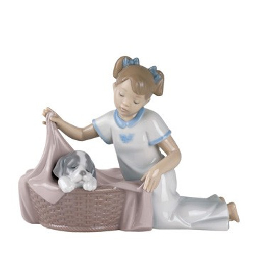 Nao by Lladro Porcelain "It's time to sleep" Figurine