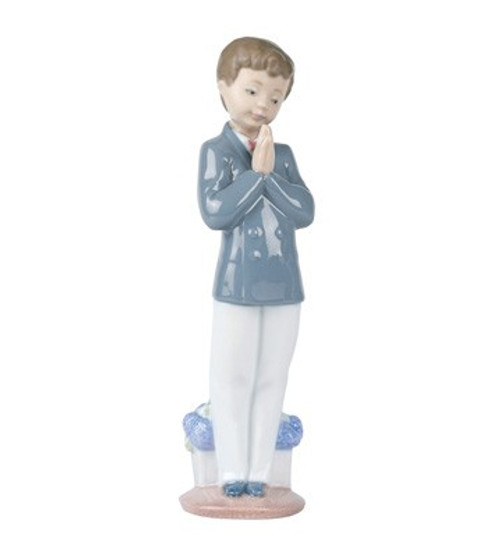 Nao by Lladro Porcelain "Time to pray" Figurine