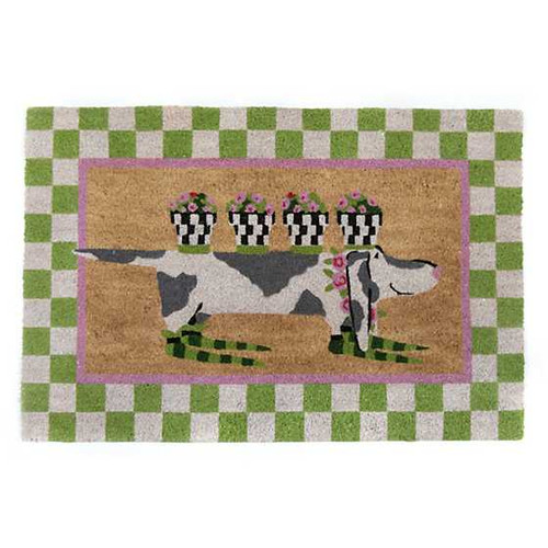 Patience Brewster Rosy Hound Entrance Mat