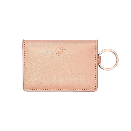 O-venture Big O Ossential Leather Id Case - Rose Gold