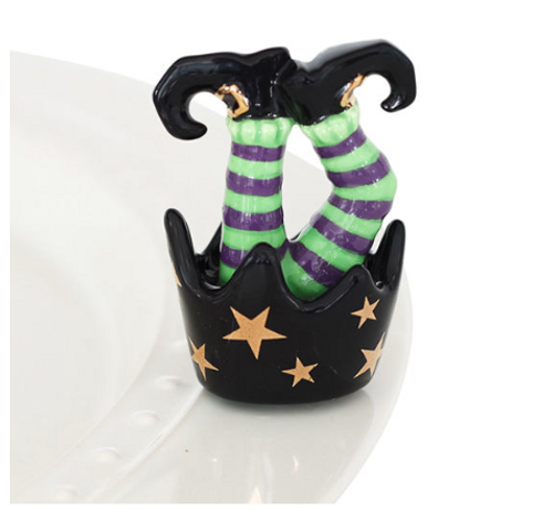 Nora Fleming Whats Up Witches? Witch Feet Mini
