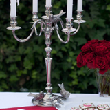Vagabond House Pewter Candlesticks & Candle Snuffe