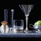 Match Pewter Beverage and Glassware
