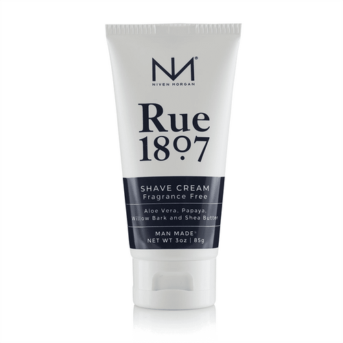 Niven Morgan Mens Rue 1807 Razor Made Shave Cream Travel Size - 3 oz.