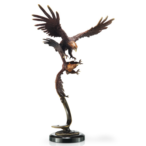 Double Flying Eagles Statue by SPI Home
