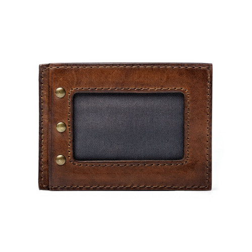 Mission Mercantile Benjamin Leather Front Pocket Wallet