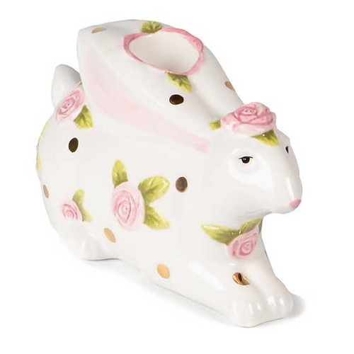 Patience Brewster Really Rosy Rabbit Candle Holder