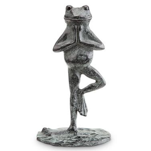 SPI Home Standing Yoga Frog Shelf Decor