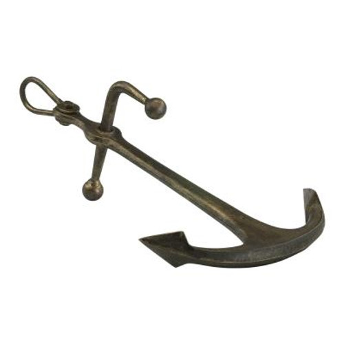 Stylized Sculptured Iron Anchor by Cyan Design