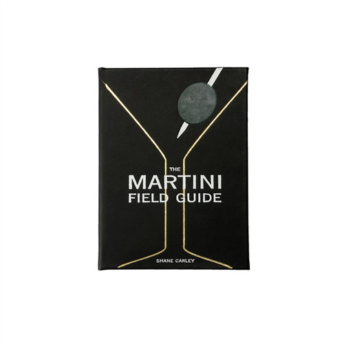 The Martini Field Guide Black Leather Bound Book