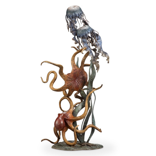 Undersea Wonders Quartet Octopus Sculpture by SPI Home