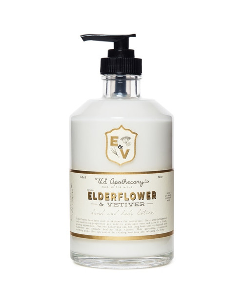 US Apothecary Elderflower and Vetiver Hand and Body Lotion