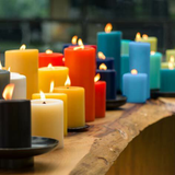 Lucid Solid Color Pillar Candle Collection
