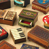 Polish Decorative Wooden Boxes & Games