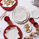 Vietri Bellezza Santa White Holiday Dinnerware
