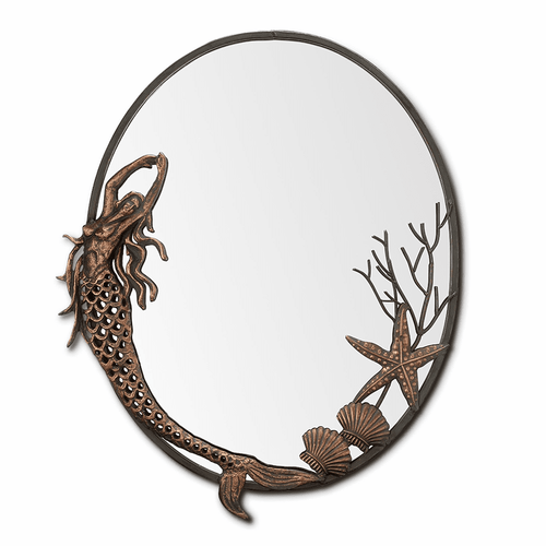 SPI Home Mermaid Oval Mirror