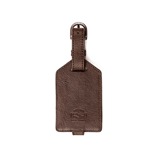 White Wing Leather Luggage Tag