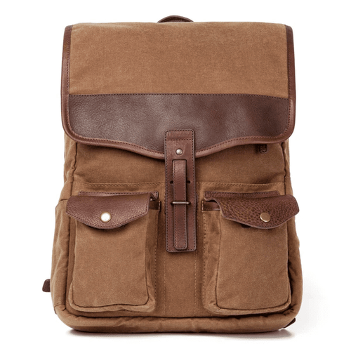 White Wing Waxed Canvas Backpack